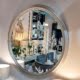 Honor Circular Silver Rimmed Mirror Lge