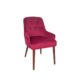 Adeline Raspberry Velvet Chair