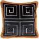 Moneypenny Greek Key Cushion