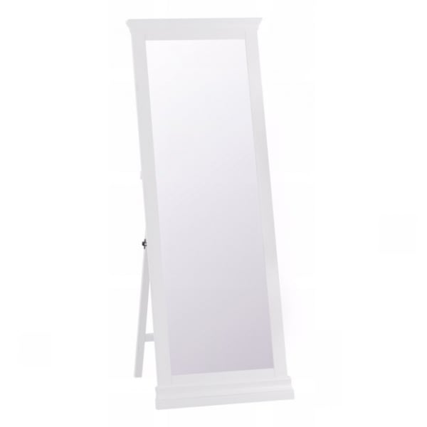 White Freestanding Full-length Mirror