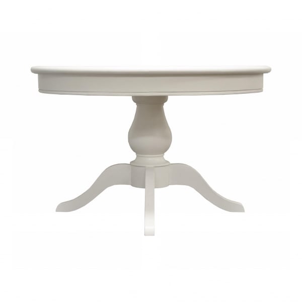 Antique White Round Dining Table