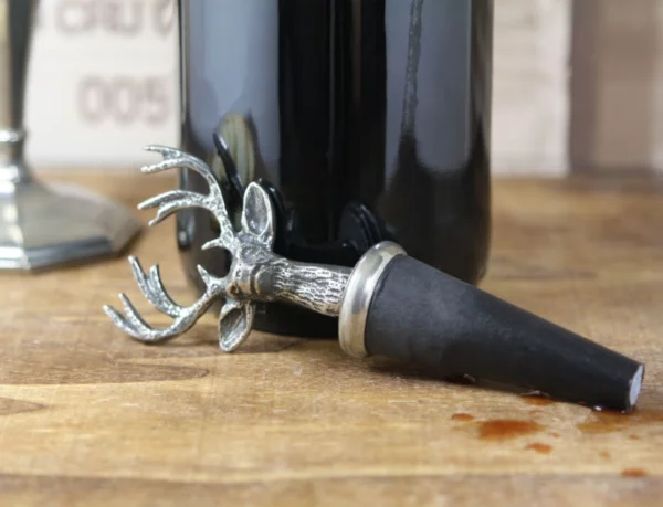 Piper Pewter Stag Bottle Stopper - Image 3