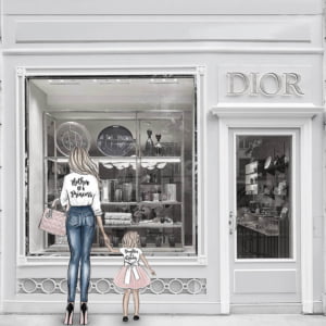 Mother & Daughter Wall Art