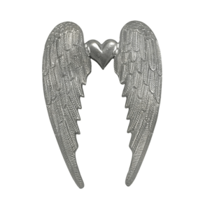 Metal Heart Angel Wings