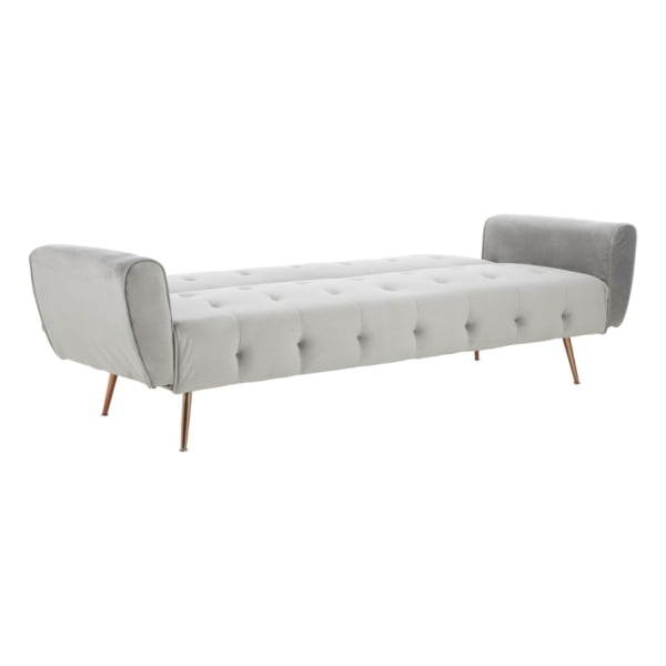Bijou Grey Velvet Sofa Bed