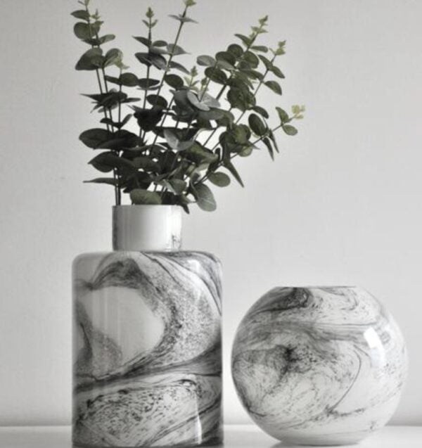 Carly Marble Effect Vase