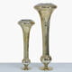 Tall Gold Fluted Vase