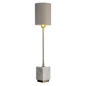 Cannes White Marble Table Lamp