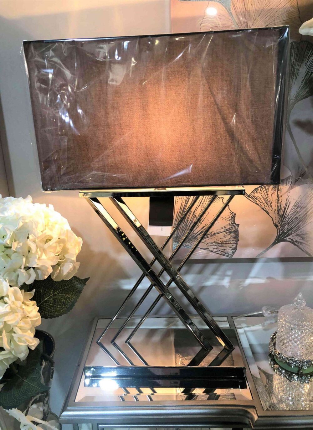Milan Nickel Table Lamp