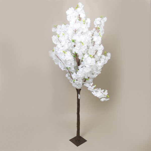 Faux White Blossom Tree