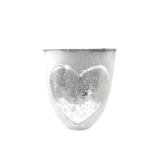 Shabby Chic Heart Candle Holder