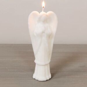 Small White Angel Candle