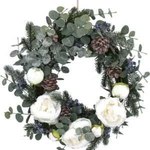 White Peony & Fir Wreath