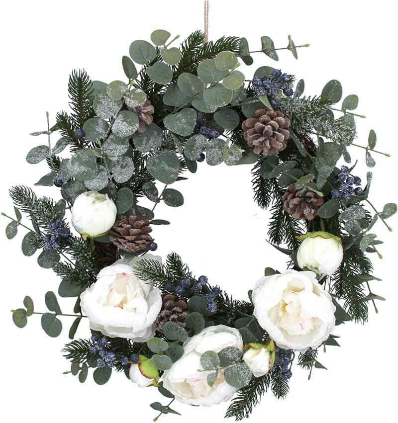 White Peony & Fir Wreath