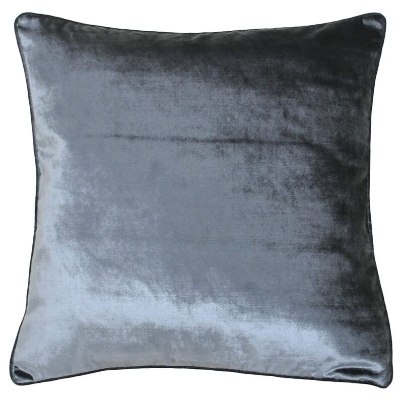Deluxe Anthracite Velvet Cushion