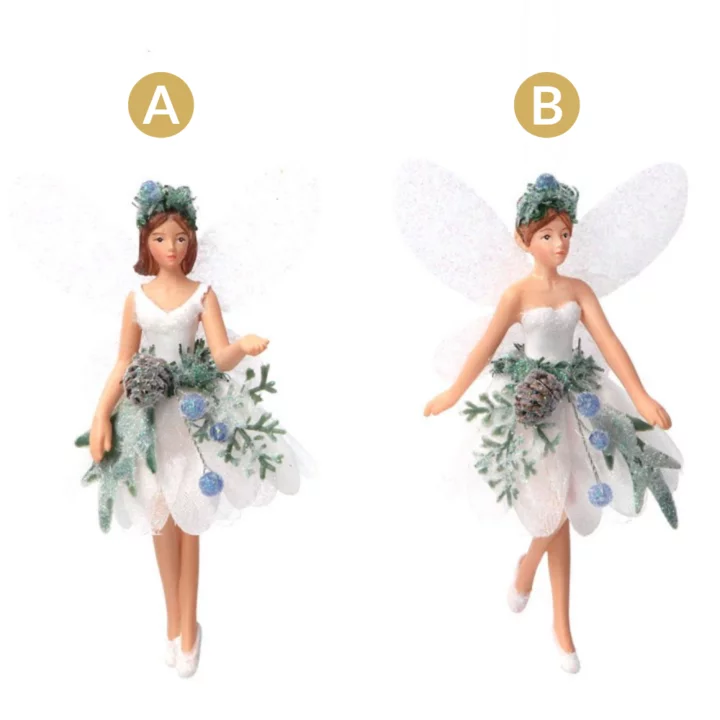 White Eucalyptus Fairy Tree Decoration
