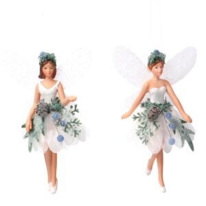 White Eucalyptus Fairy Tree Decoration