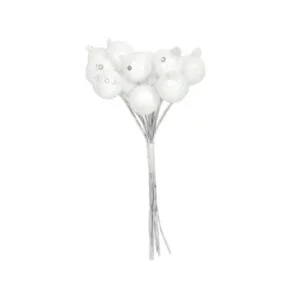 White Glitter Berry Pick