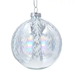 Winter Tree Glass Bauble