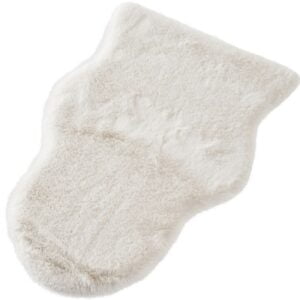 Emilia Faux White Rug