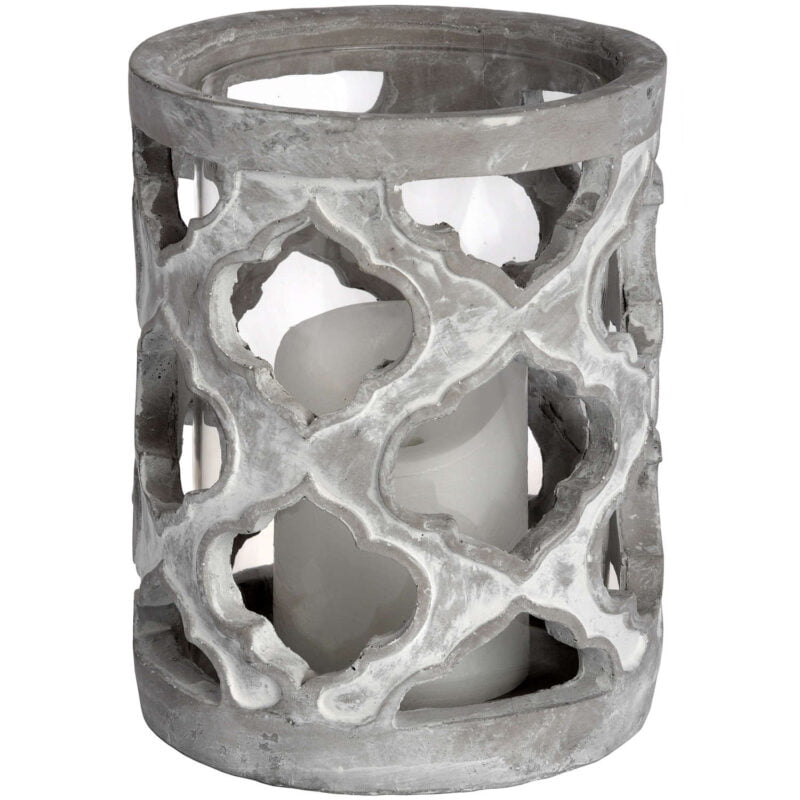 Honor Stone Effect Candle Holder - Two Sizes!
