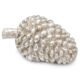 Silver Pinecone Decoration - Two Sizes!
