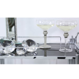 Azure Champagne Silver Saucer