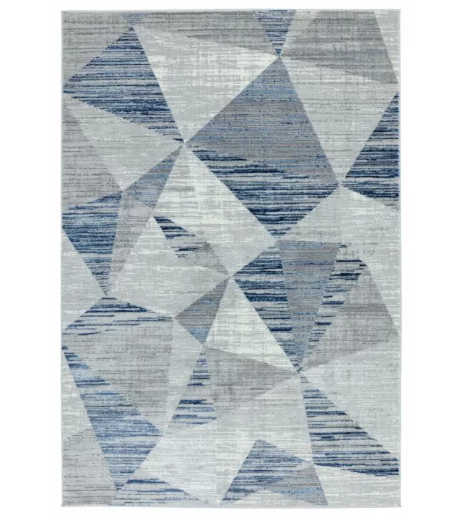 Orion Block Blue OR14 Rug