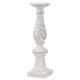 Honor White Twisted Candle Holder