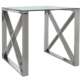 Meridian Stainless Steel End Table
