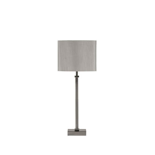 Satin Silver Metal lamp