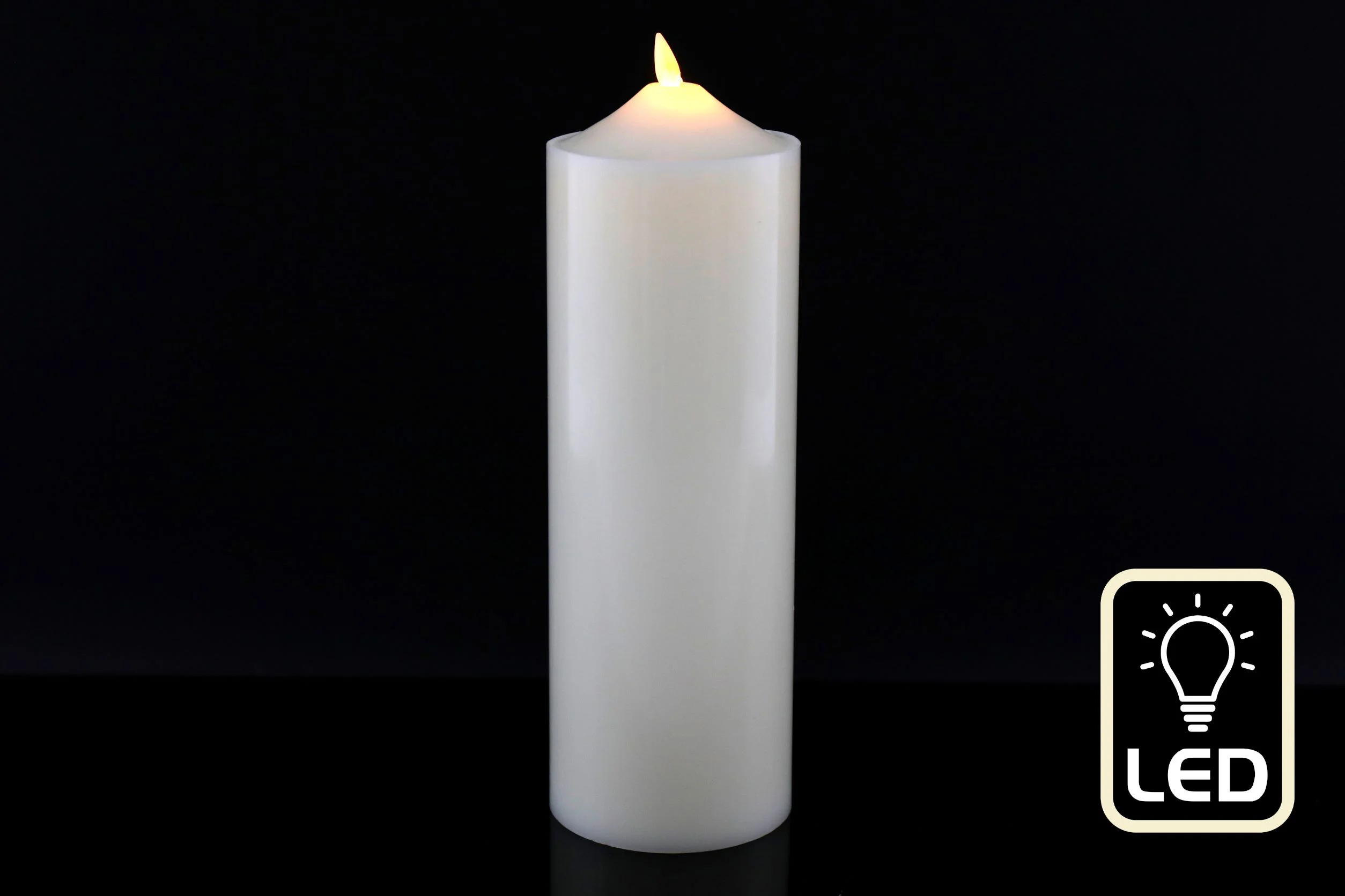 Hampton Flickering Church Candle 31cm