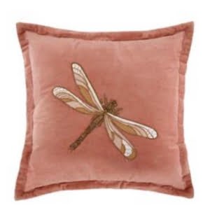Varia Pink Velvet Cushion