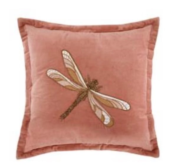 Varia Pink Velvet Cushion