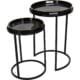 2 Side Tables in Vesuvius Black