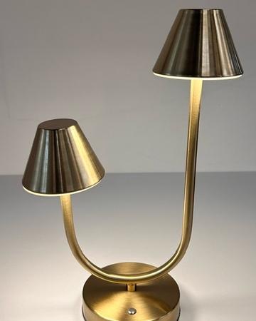 Double Bronze Touch lamp