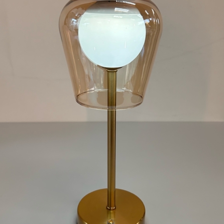Bronze USB Rechargeable Glass lamp
